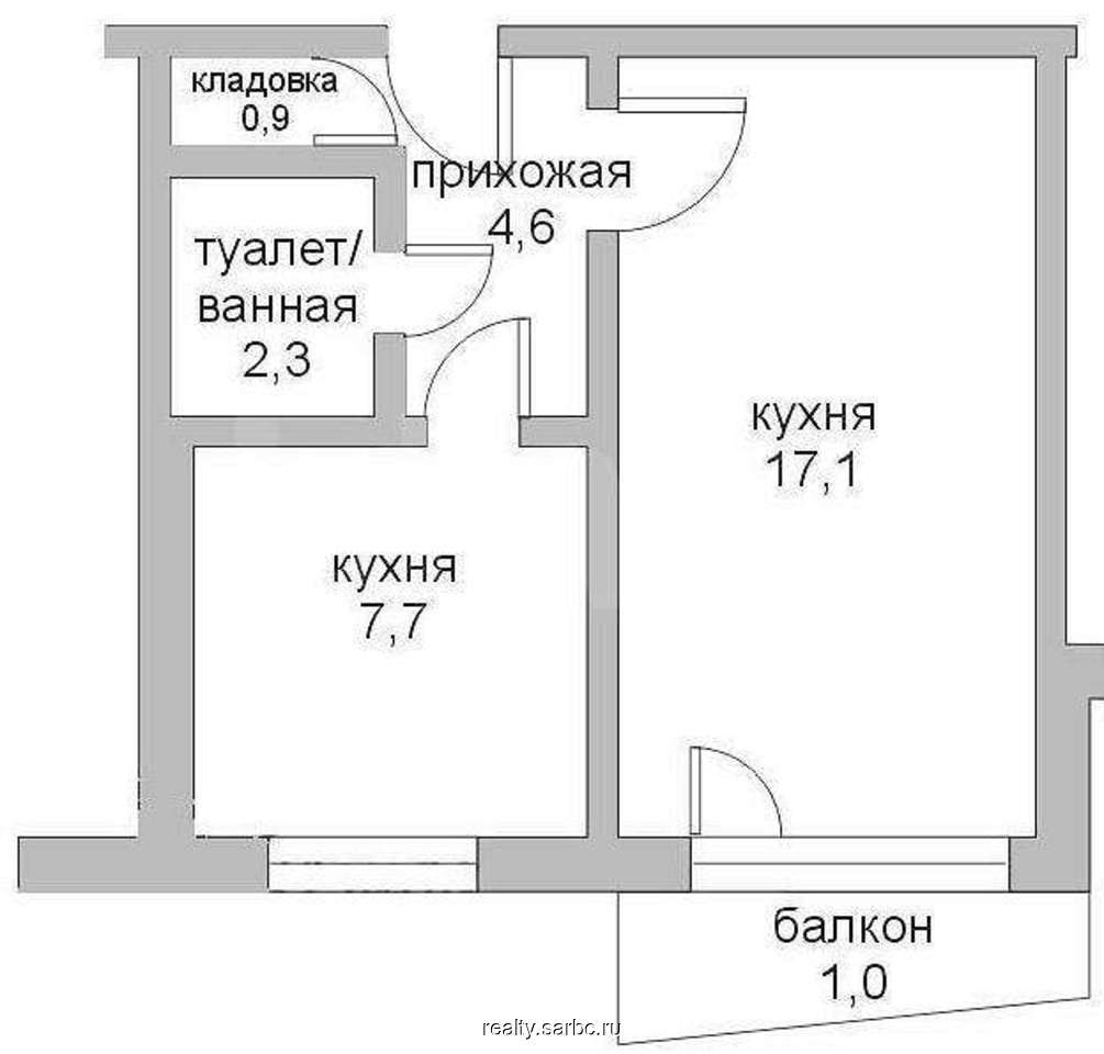 Планировка 1 комнатной квартиры Московской планировки